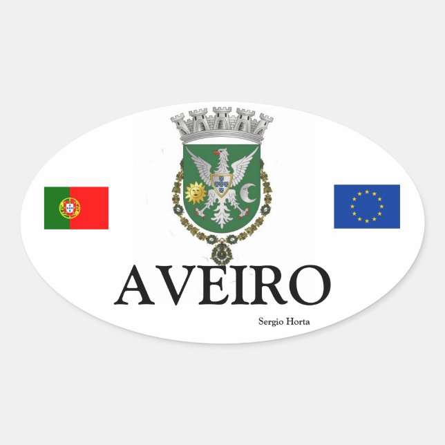 Aveiro* Portugal Sticker (Front)