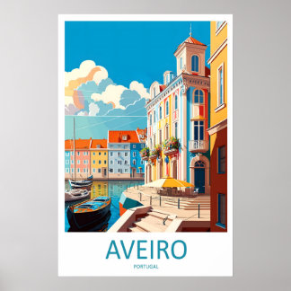 Aveiro Travel Ski National Park Vintage Poster