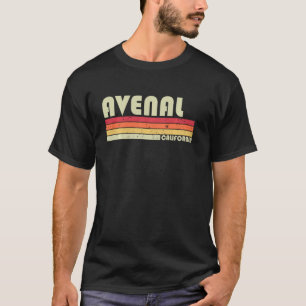 Avenal Ca California Funny City Home Roots Retro T-Shirt