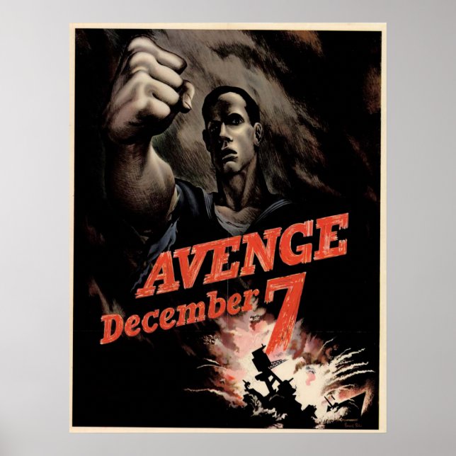 Avenge December 7th Poster (Front)