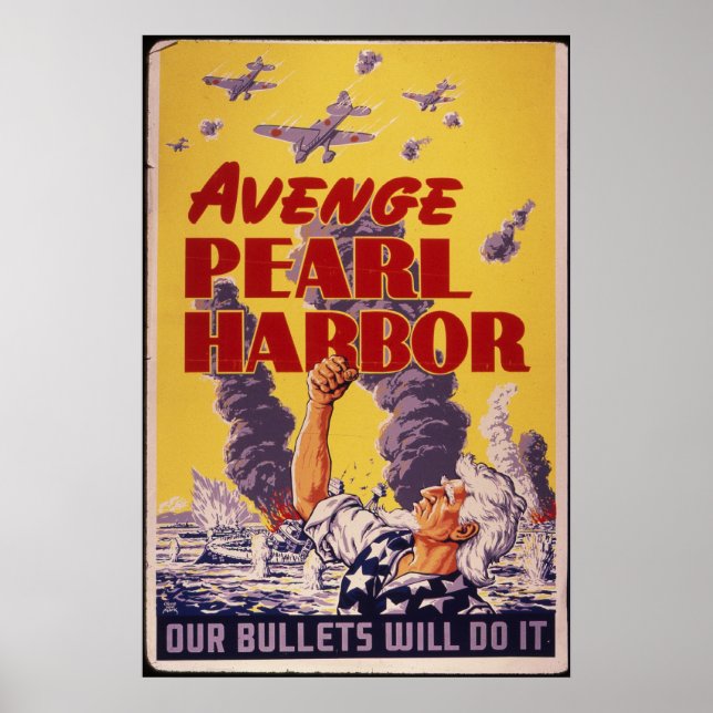 Avenge Pearl Harbour Poster (Front)