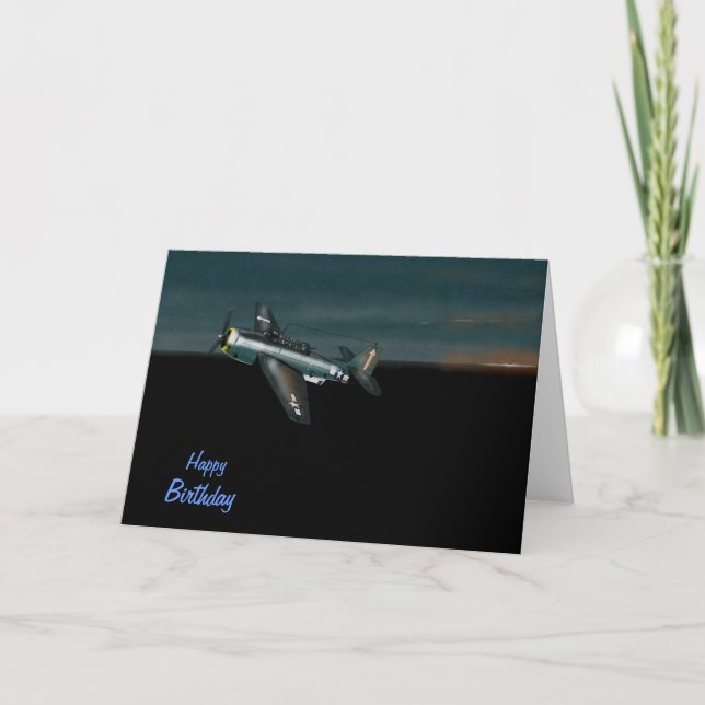 Avenger Birthday Card  Dawn Patrol (Front)