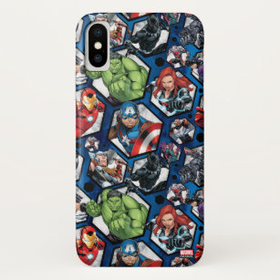Avengers Classics   Avengers Hexagonal Pattern Case-Mate iPhone Case