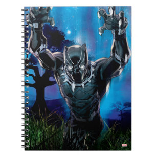 Avengers Classics   Black Panther In Tall Grass Notebook