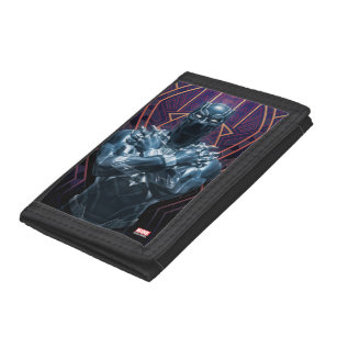 Avengers Classics   Black Panther Salute Trifold Wallet
