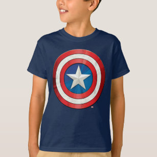 Avengers Classics | Captain America Brushed Shield T-Shirt