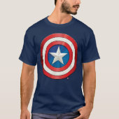 Avengers Classics | Captain America Brushed Shield T-Shirt (Front)