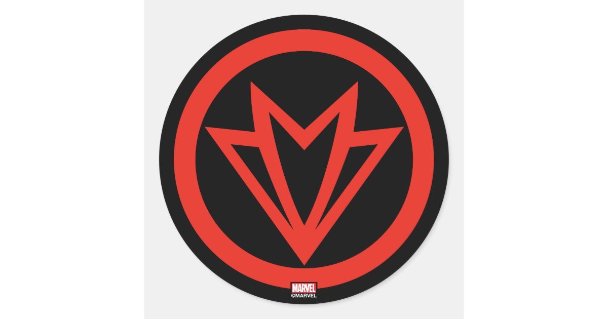 Avengers Classics Falcon Icon Classic Round Sticker Zazzle Com Au