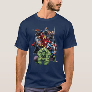 Avengers Classics   Hulk Leading Avengers T-Shirt