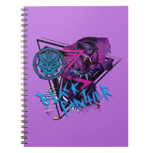 Avengers Classics   Neon Black Panther Graphic Notebook