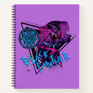 Avengers Classics   Neon Black Panther Graphic Notebook
