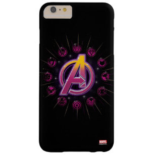 Avengers Classics   Stellar Avengers Icons Barely There iPhone 6 Plus Case