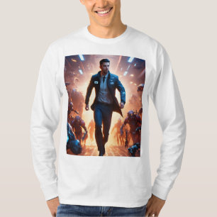 Avengers vs. Cyborgs: Epic Battle T-Shirt Designs