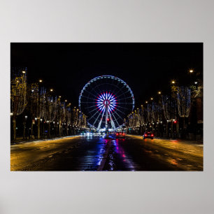 Avenue Champs-Elysees Poster