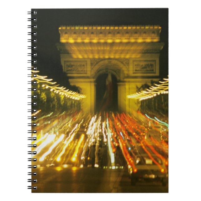 Avenue des Champs-Elysees, Arch of Triumph, Notebook (Front)