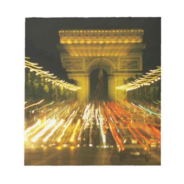 Avenue des Champs-Elysees, Arch of Triumph, Notepad (Front)