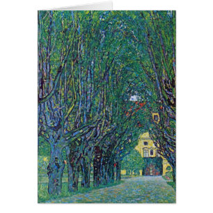 Avenue In Schloss Kammer Park by Gustav Klimt
