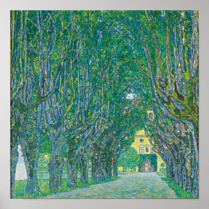 Avenue in the Park of Schloss Kammer by Klimt Poster