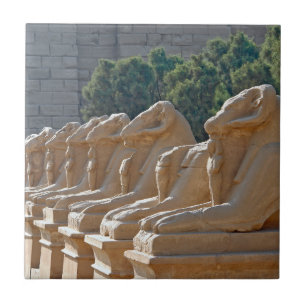 Avenue of Sphinxes in Karnak Temple - Egypt Ceramic Tile