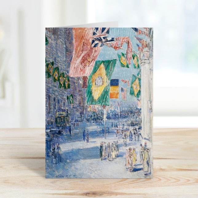 Avenue of the Allies | Childe Hassam Card (Creator Uploaded)