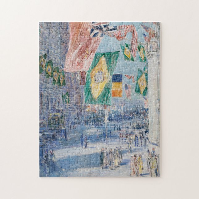 Avenue of the Allies | Childe Hassam Jigsaw Puzzle (Vertical)