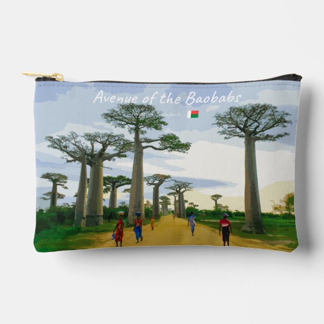 Avenue of the Baobabs, Madagascar - Landscape Accessory Pouch (Front)