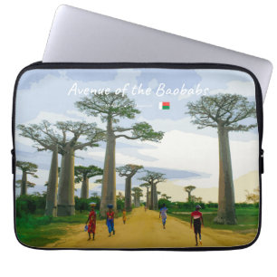 Avenue of the Baobabs, Madagascar - Landscape Laptop Sleeve