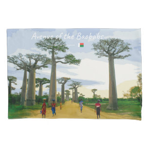 Avenue of the Baobabs, Madagascar - Landscape Pillowcase