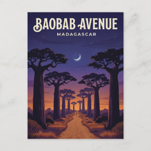 Avenue of the Baobabs, Morondava, Menabe Postcard