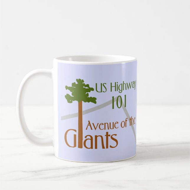 Avenue of the Giants Coffee Mug (Left)