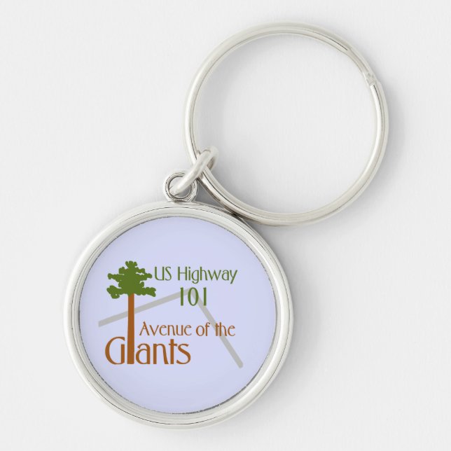 Avenue of the Giants Keychain (Front)