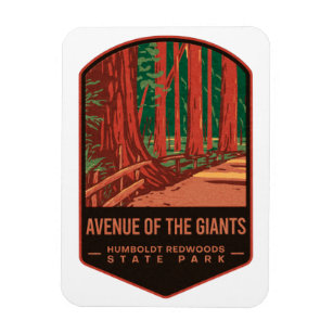 Avenue of the Giants Redwood State Park Magnet