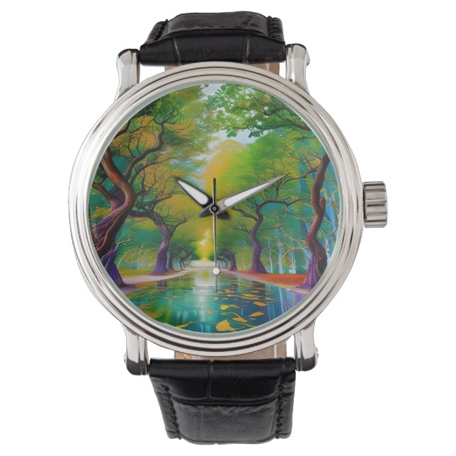 Avenue of Trees autumn leaves  Watch (Front)