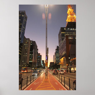 Avenue Paulista - São Paulo Poster