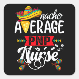 Average Oncology Paediatrics Nurse Practitioner Ci Square Sticker