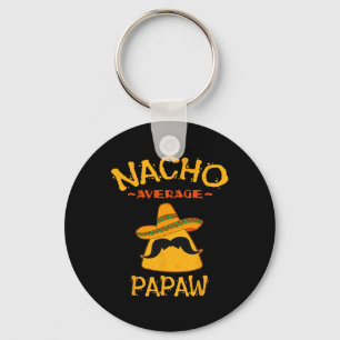 Average Papaw Fathers Day Mexican Family Matching Key Ring