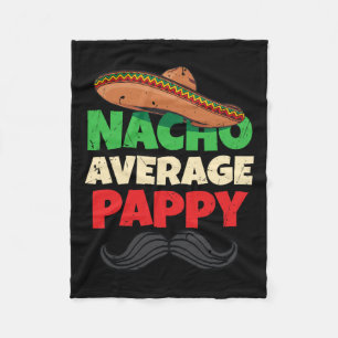 Average Pappy Daddy Fathers Day Pa American Dad Fleece Blanket