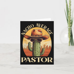 Average Pastor Cinco De Mayo Mexican Fathers Day Card