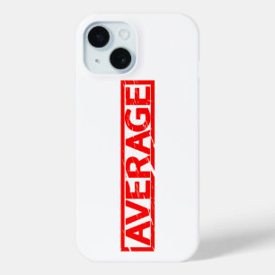 Average Stamp iPhone 15 Case