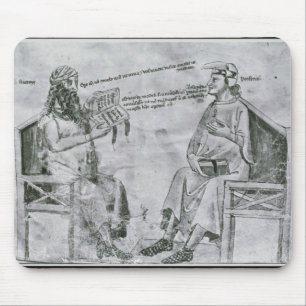 Averroes  in Conversation with Porphyry Mouse Pad