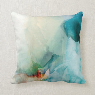 Aversion - Blue Watercolor Cushion