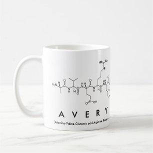 Avery peptide name mug