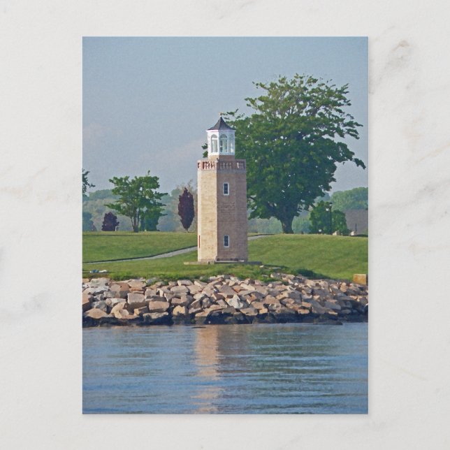 Avery Point Light Postcard (Front)