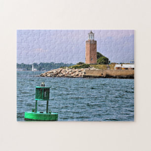 Avery Point Lighthouse, Connecticut Jigsaw Puzzle