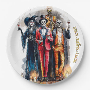 Avery’s Sinister Soirée Halloween Party  Paper Plate