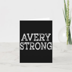 Avery strong squad family reunion last name team card