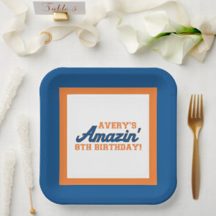 Avery's Birthday Plates
