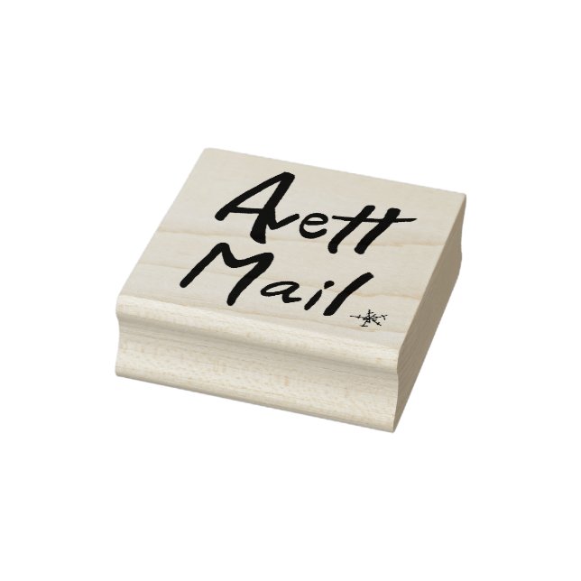 "Avett Mail" rubber stamp, Seth-inspired Rubber Stamp (Stamp)