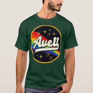 Avett Rainbow In Space Vintage Style T-Shirt