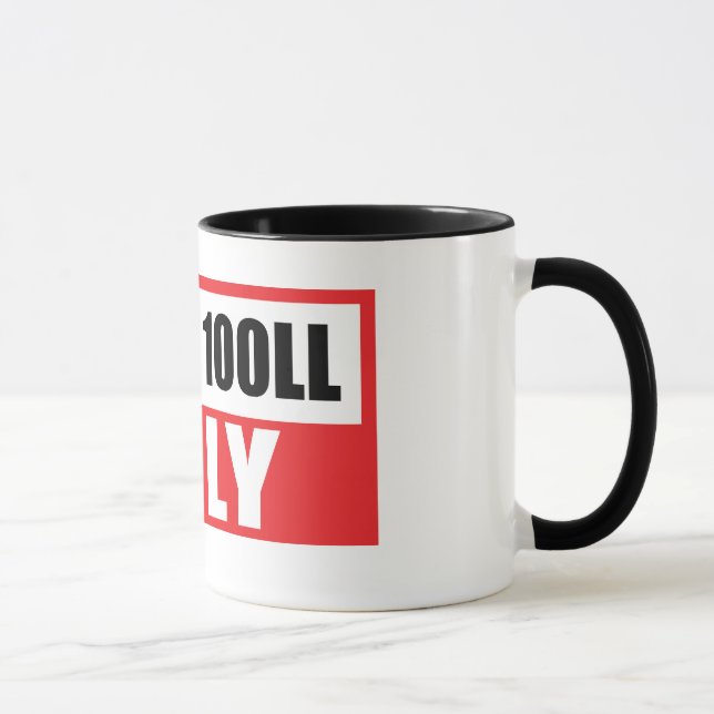 AVGAS 100LL ONLY Mug (Right)